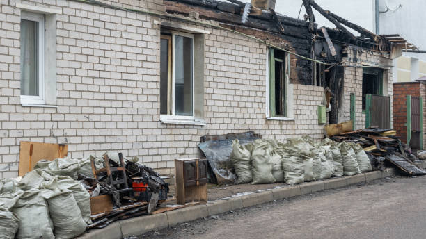 Professional Fire Damage Removal technician working in Lithia, FL